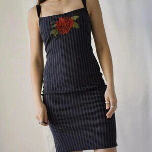 y2k stretchy clean designer dress